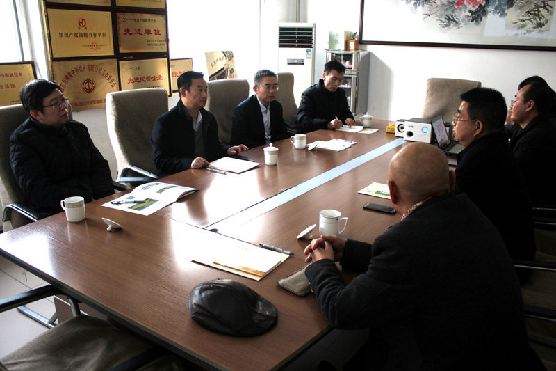 山東省中醫(yī)藥研究院于靜之書記一行蒞臨我公司考察指導工作
